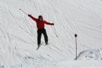 Skiing on Tryvann, Oslo, Norway, April 2006