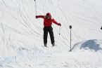 Skiing on Tryvann, Oslo, Norway, April 2006