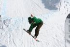 Skiing on Tryvann, Oslo, Norway, April 2006