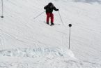 Skiing on Tryvann, Oslo, Norway, April 2006