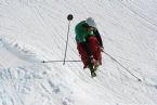 Skiing on Tryvann, Oslo, Norway, April 2006