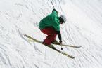 Skiing on Tryvann, Oslo, Norway, April 2006