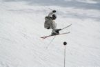 Skiing on Tryvann, Oslo, Norway, April 2006