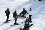 Skiing on Tryvann, Oslo, Norway, April 2006