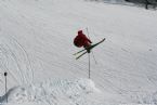 Skiing on Tryvann, Oslo, Norway, April 2006