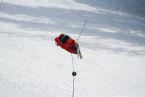 Skiing on Tryvann, Oslo, Norway, April 2006