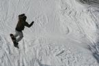 Skiing on Tryvann, Oslo, Norway, April 2006