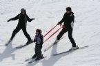 Skiing on Tryvann, Oslo, Norway, April 2006