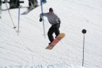 Skiing on Tryvann, Oslo, Norway, April 2006