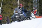 Skiing on Tryvann, Oslo, Norway, April 2006