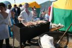 Grilling delicious shish-kebab, Petropavovsk-Kamchatski, Kamchatka, Russia, 2005