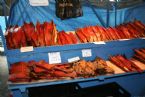 Smoked Salmon, Open Market on Petropavlovsk-Kamchatski, Kamchatka, Russia, 2005