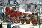 Matruskas Nesting Dolls on Arbat, Moscow, Russia, 2005