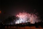 Fireworks over Danube, New Year 2006, Bratislava Slovakia