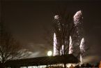 Fireworks over Danube, New Year 2006, Bratislava Slovakia