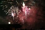 Fireworks over Danube, New Year 2006, Bratislava Slovakia