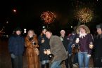 Fireworks over Danube, New Year 2006, Bratislava Slovakia