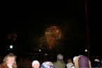 Fireworks over Danube, New Year 2006, Bratislava Slovakia