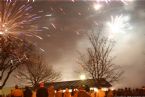 Fireworks over Danube, New Year 2006, Bratislava Slovakia