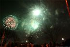 Fireworks over Danube, New Year 2006, Bratislava Slovakia