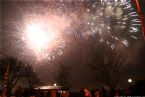 Fireworks over Danube, New Year 2006, Bratislava Slovakia