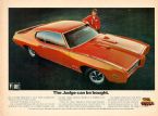 1969 pontiac gto judge ad ... (Click to enlarge)