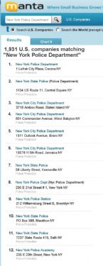 Businesses Named New York Police Department 