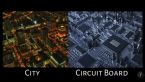 City is a Circuit Board Symbolically