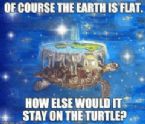 flat earth turtle