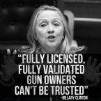 hillary vs guns