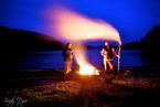 long exposure fire lake waikareiti