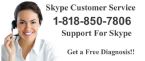 1 818 850 7806 Skype Customer Service