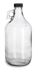 Half-Gallon Glass Bottle with Plastic Lid