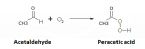 acetaldehyde oxidation to peracetic acid ... (Click to enlarge)