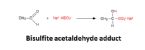 sodium bisulfite acetaldehyde ... (Click to enlarge)