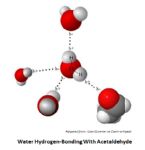 water acetaldehyde hydrogen bonding