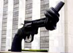 Statute at U.N. Building in NY