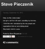 STEVE PIECZENIK NO ALEX