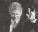 handsign clinton