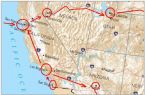 us invasion map California Nevada Utah Arizona ... (Click to enlarge)