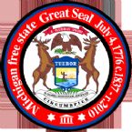 Michigan Seal NEW 280 ... (Click to enlarge)