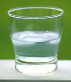 glass of water