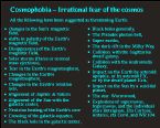 COSMOPHOBIA 1