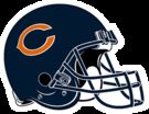 135px Chicago Bears helmet rightface