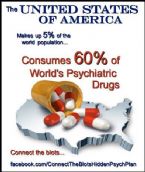 US CONSUME 60 PERCENT OF THE WORLDS DRUGS