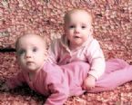 Twins 6 month photo ... (Click to enlarge)