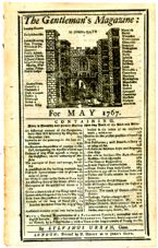 The Gentlemans Magazine 1767 ... (Click to enlarge)