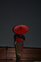 Traditional Japanese Umbrella Dance Performance ... (Click to enlarge)