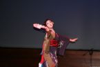 Traditional Japanese Umbrella Dance Performance ... (Click to enlarge)