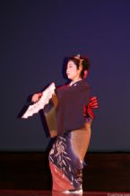 Traditional Japanese Umbrella Dance Performance ... (Click to enlarge)